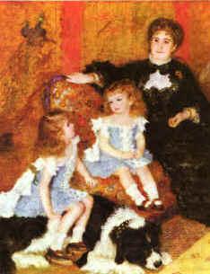 Pierre Renoir Madam Charpentier Children France oil painting art